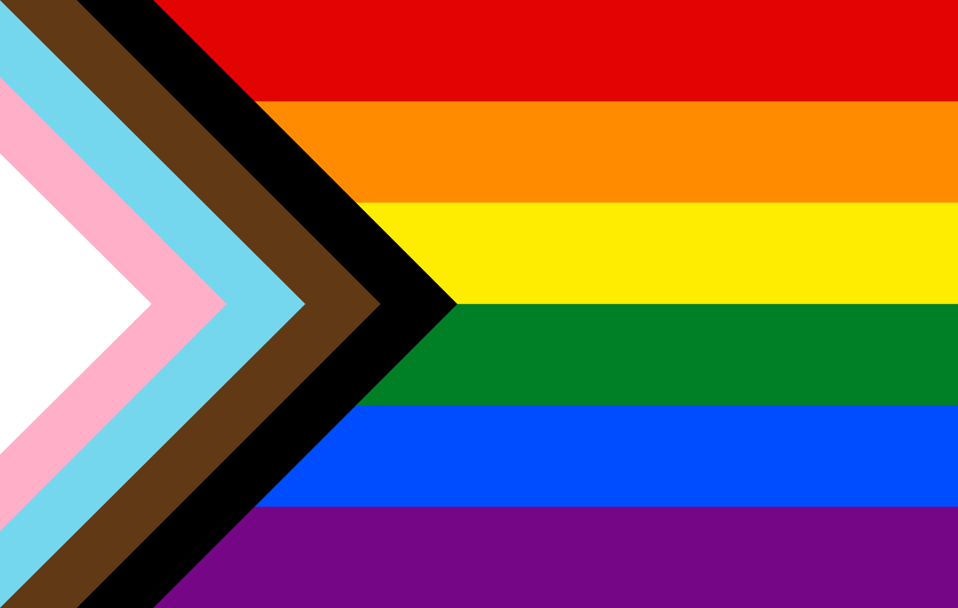 Progress Pride Flag by Daiel Quasar